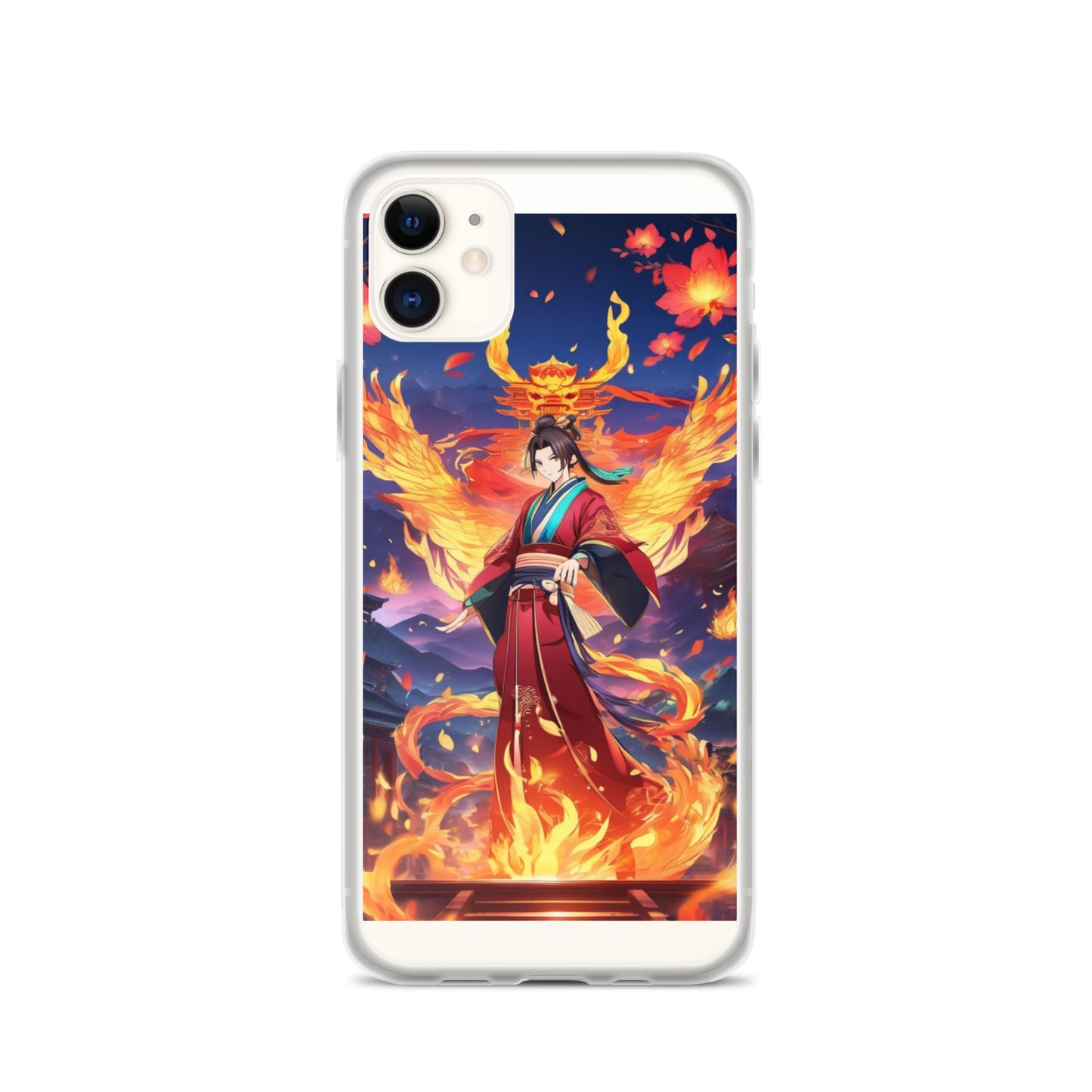 Fiery Gaesha Clear Case for iPhone®