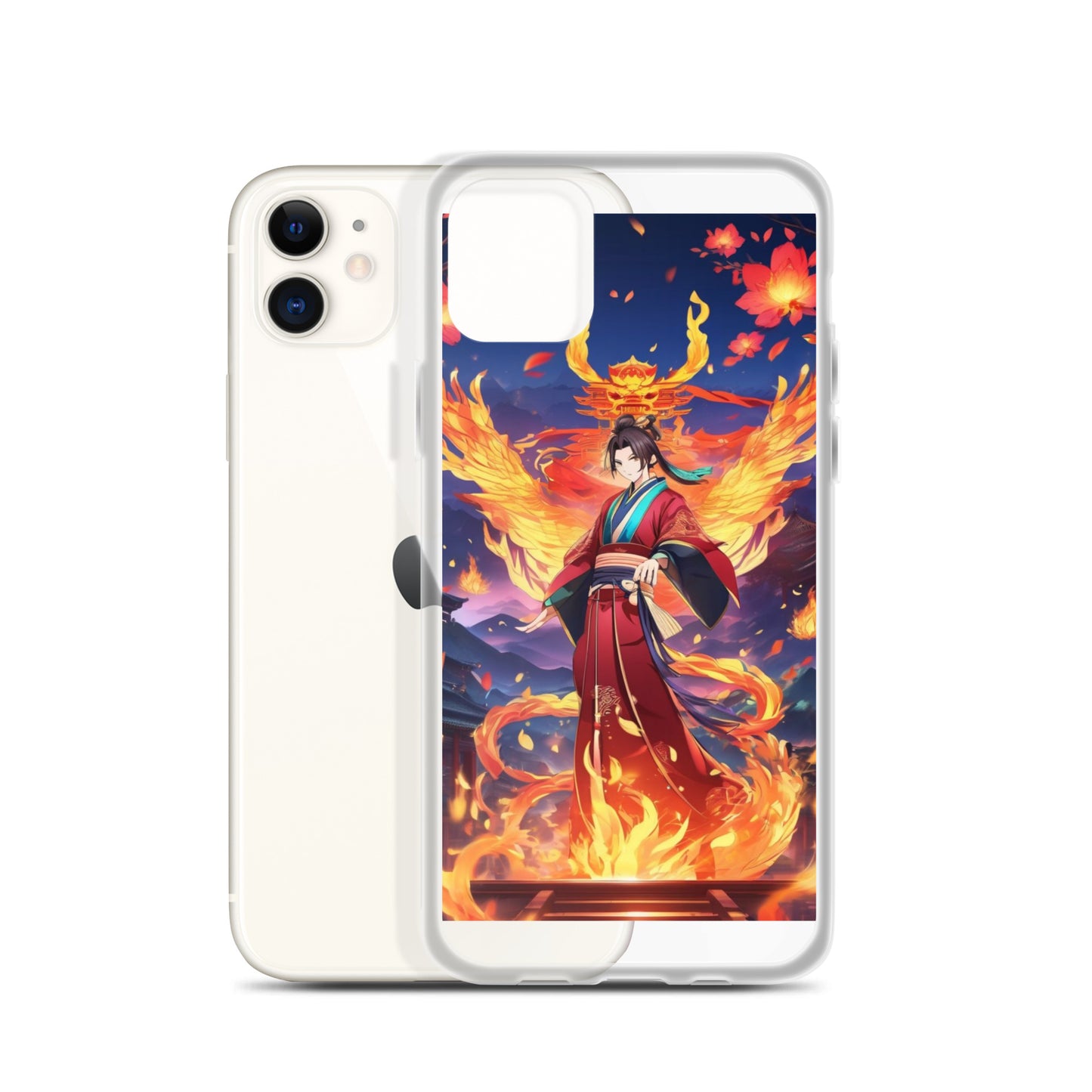 Fiery Gaesha Clear Case for iPhone®