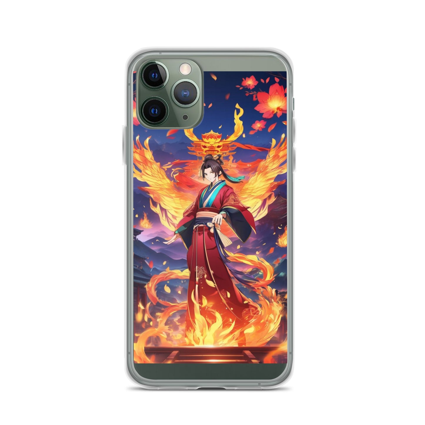 Fiery Gaesha Clear Case for iPhone®