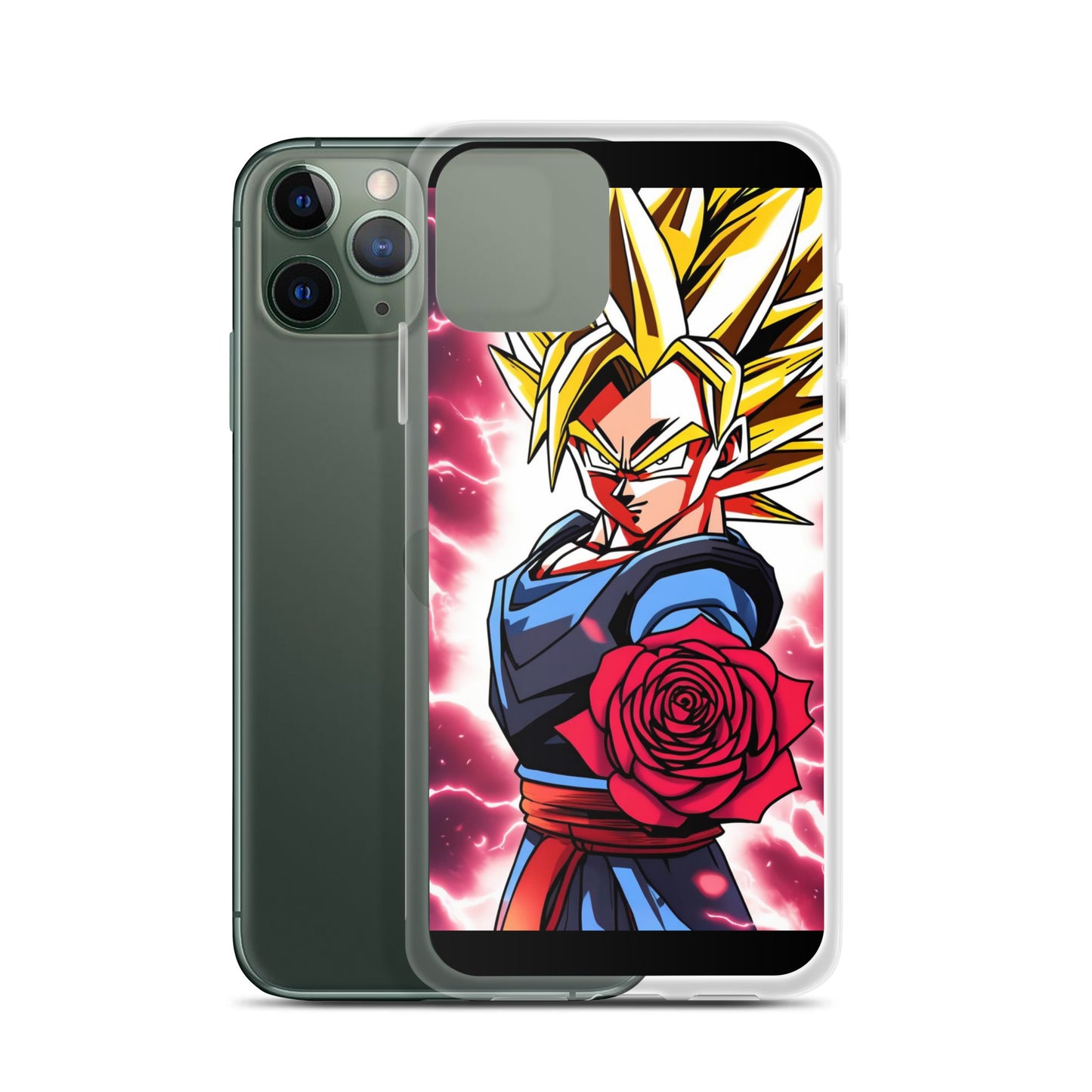 Super Saiyan Rose Edition Clear Case for iPhone®