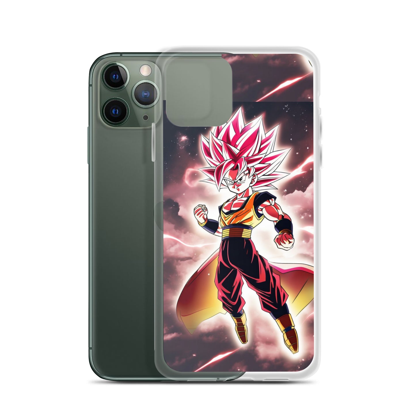 Super Saiyan Rose Edition Clear Case for iPhone®