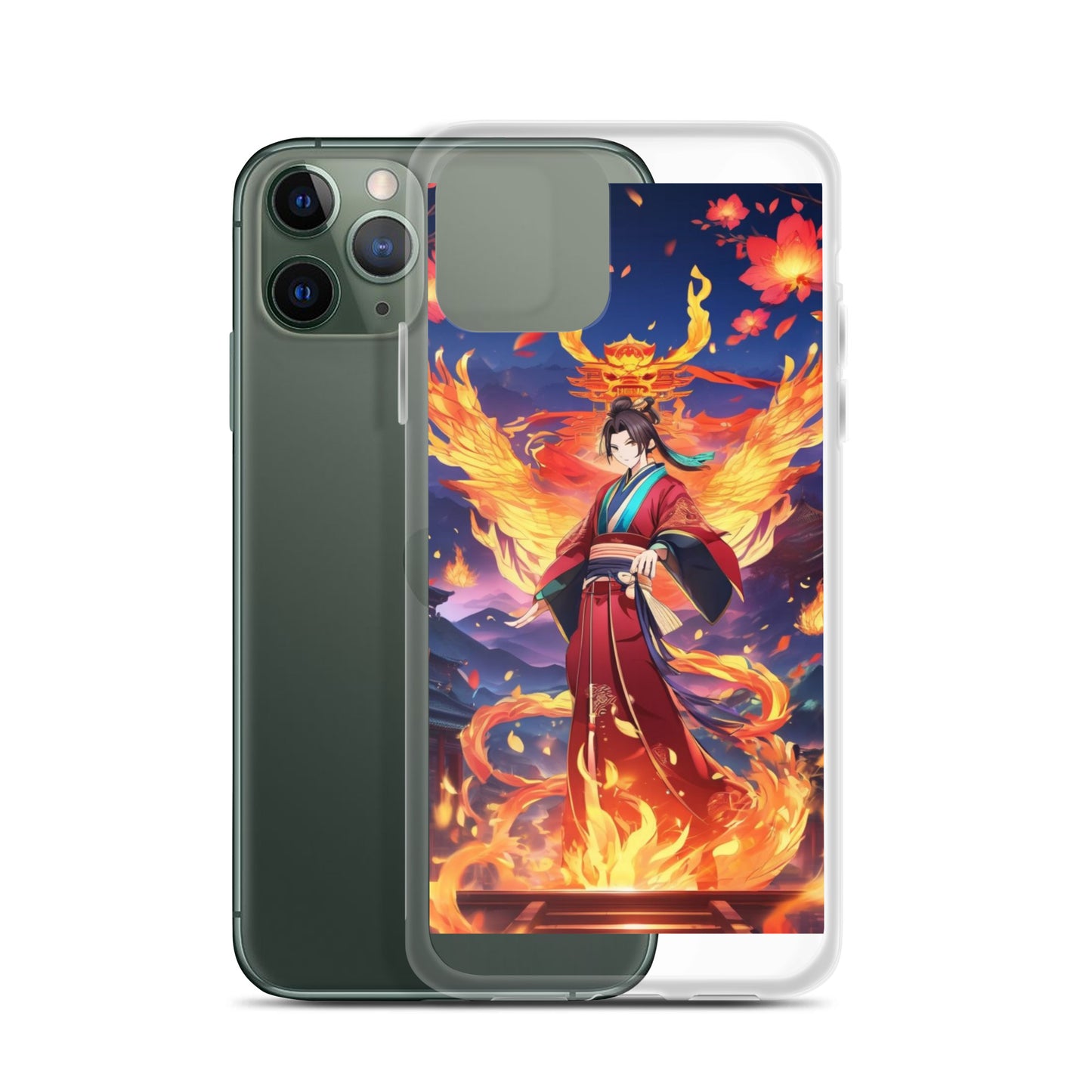 Fiery Gaesha Clear Case for iPhone®