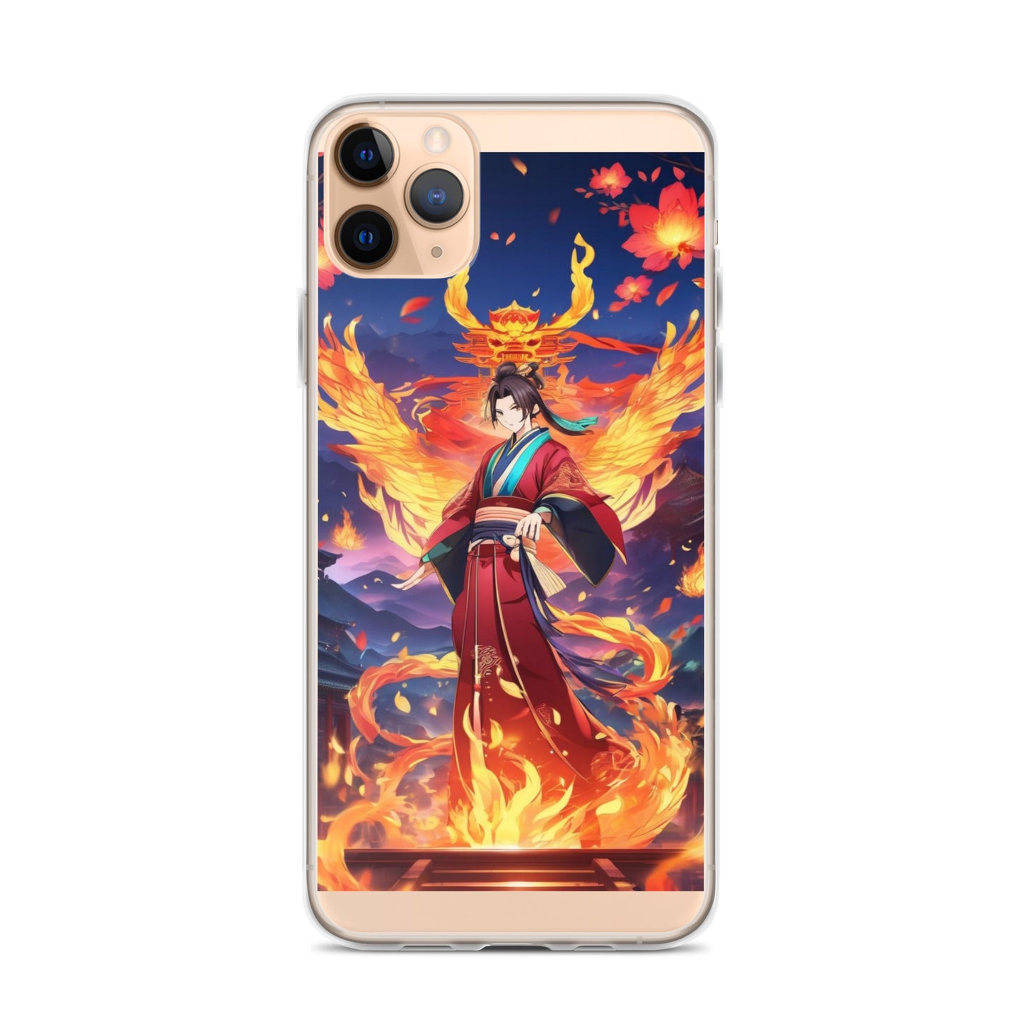 Fiery Gaesha Clear Case for iPhone®