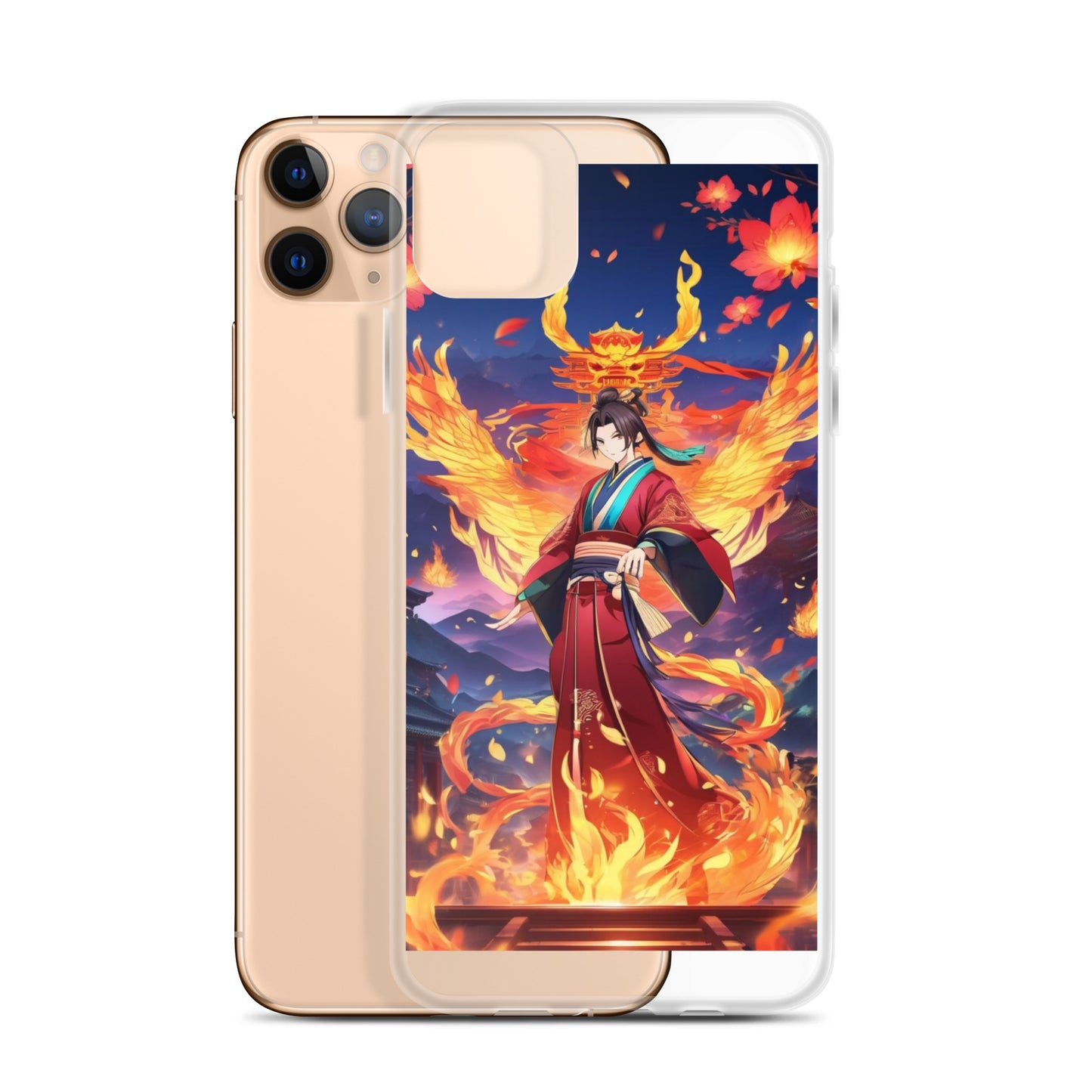 Fiery Gaesha Clear Case for iPhone®