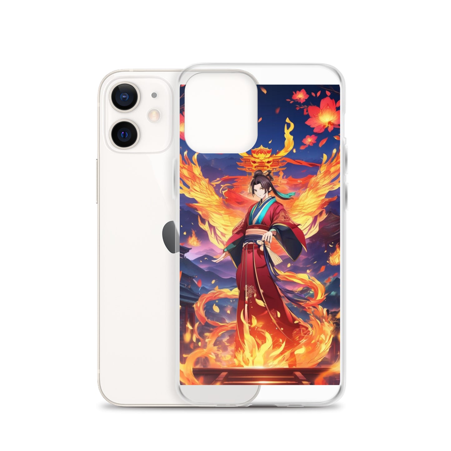 Fiery Gaesha Clear Case for iPhone®