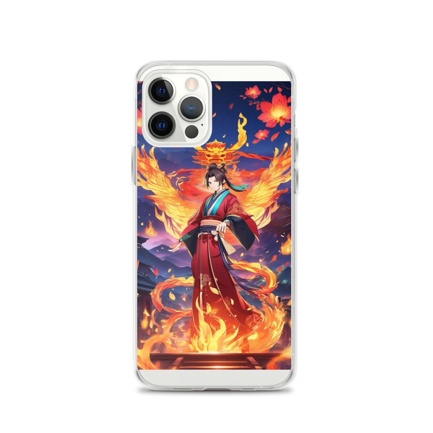 Fiery Gaesha Clear Case for iPhone®