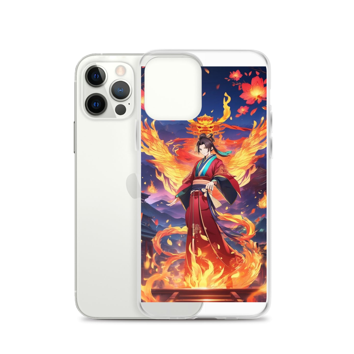 Fiery Gaesha Clear Case for iPhone®