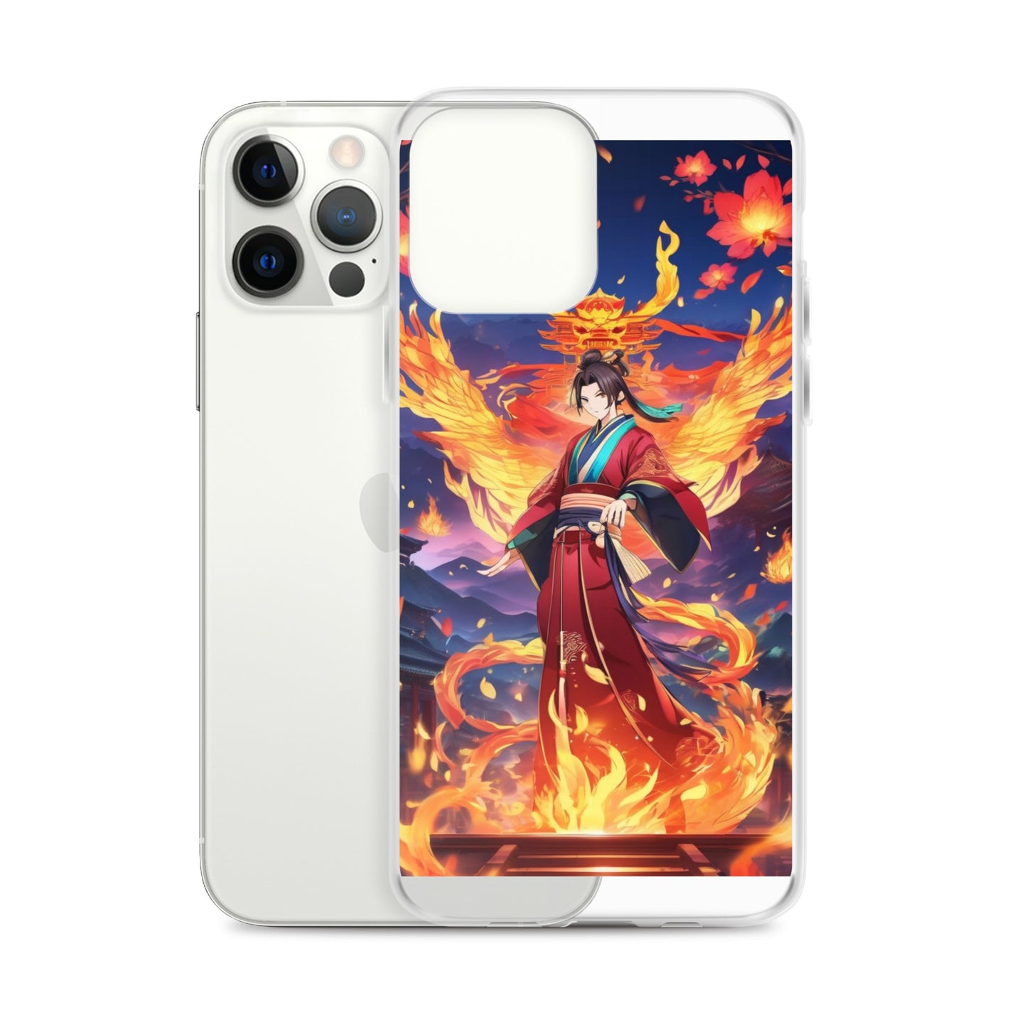 Fiery Gaesha Clear Case for iPhone®