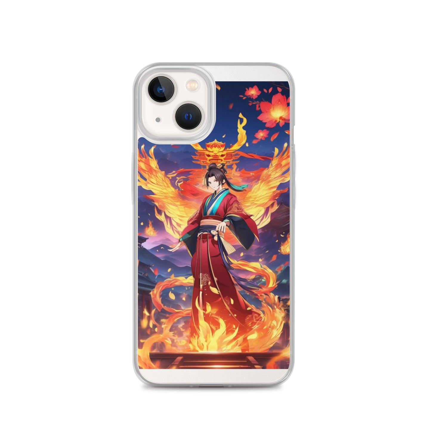 Fiery Gaesha Clear Case for iPhone®