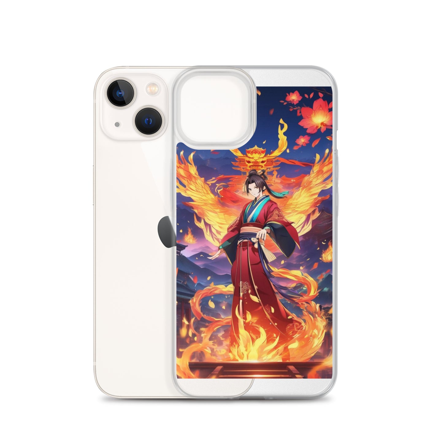 Fiery Gaesha Clear Case for iPhone®