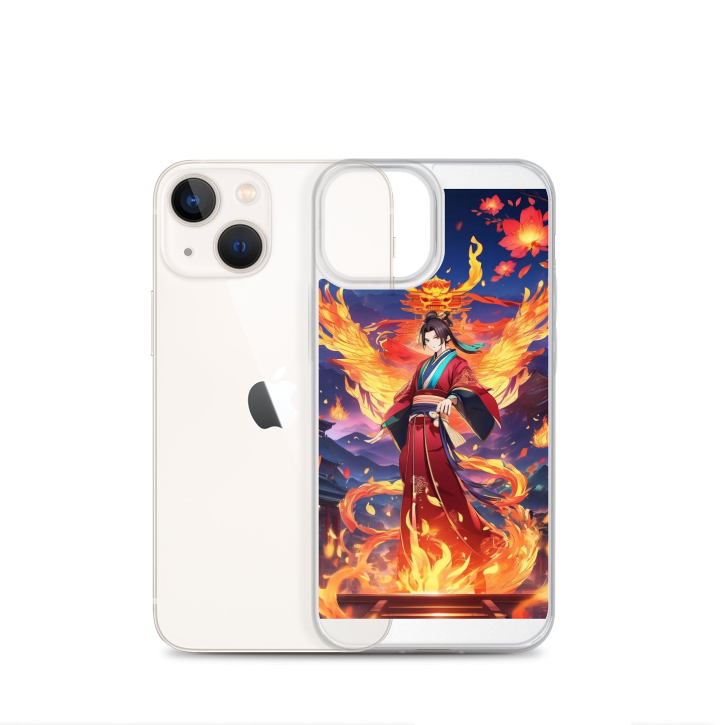 Fiery Gaesha Clear Case for iPhone®