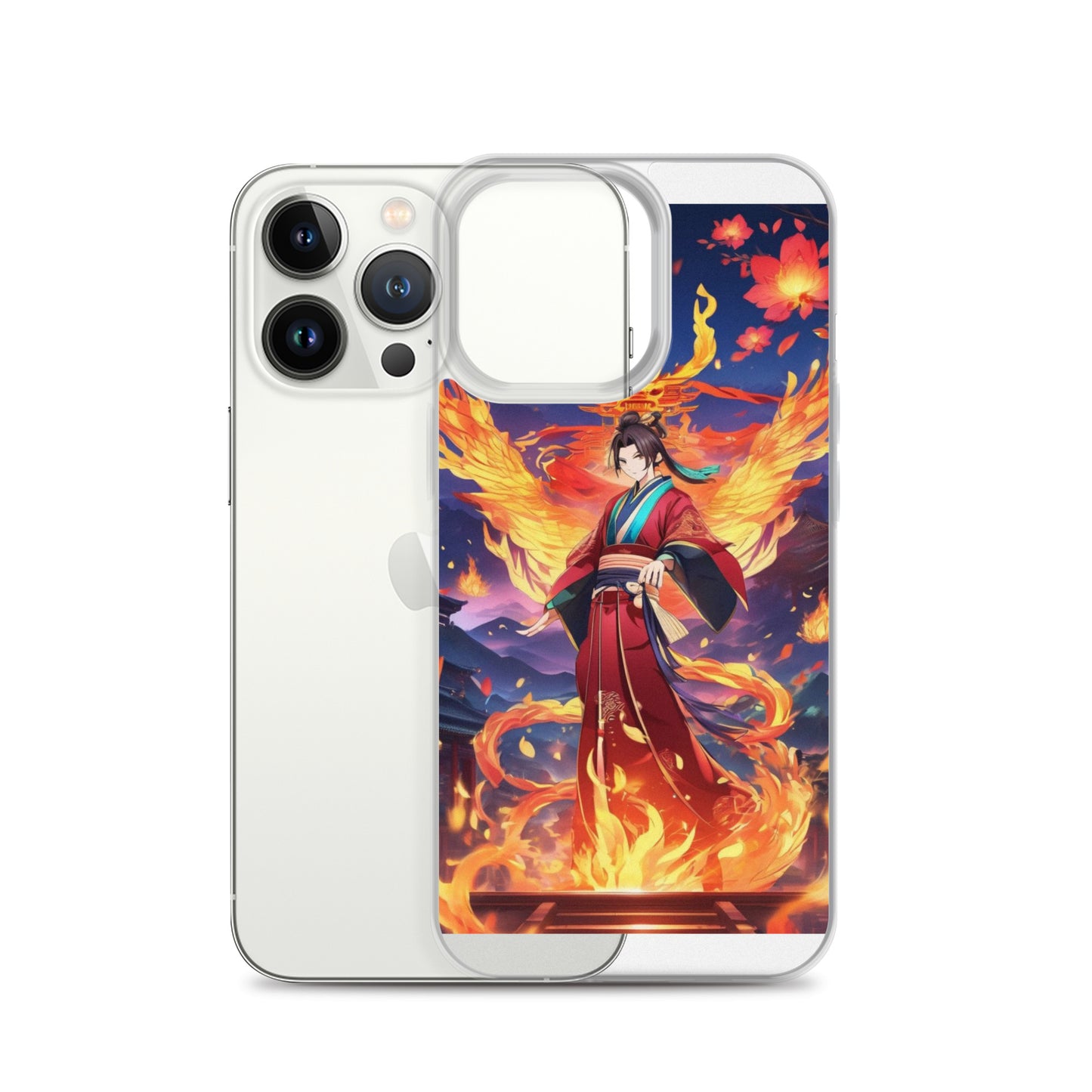 Fiery Gaesha Clear Case for iPhone®