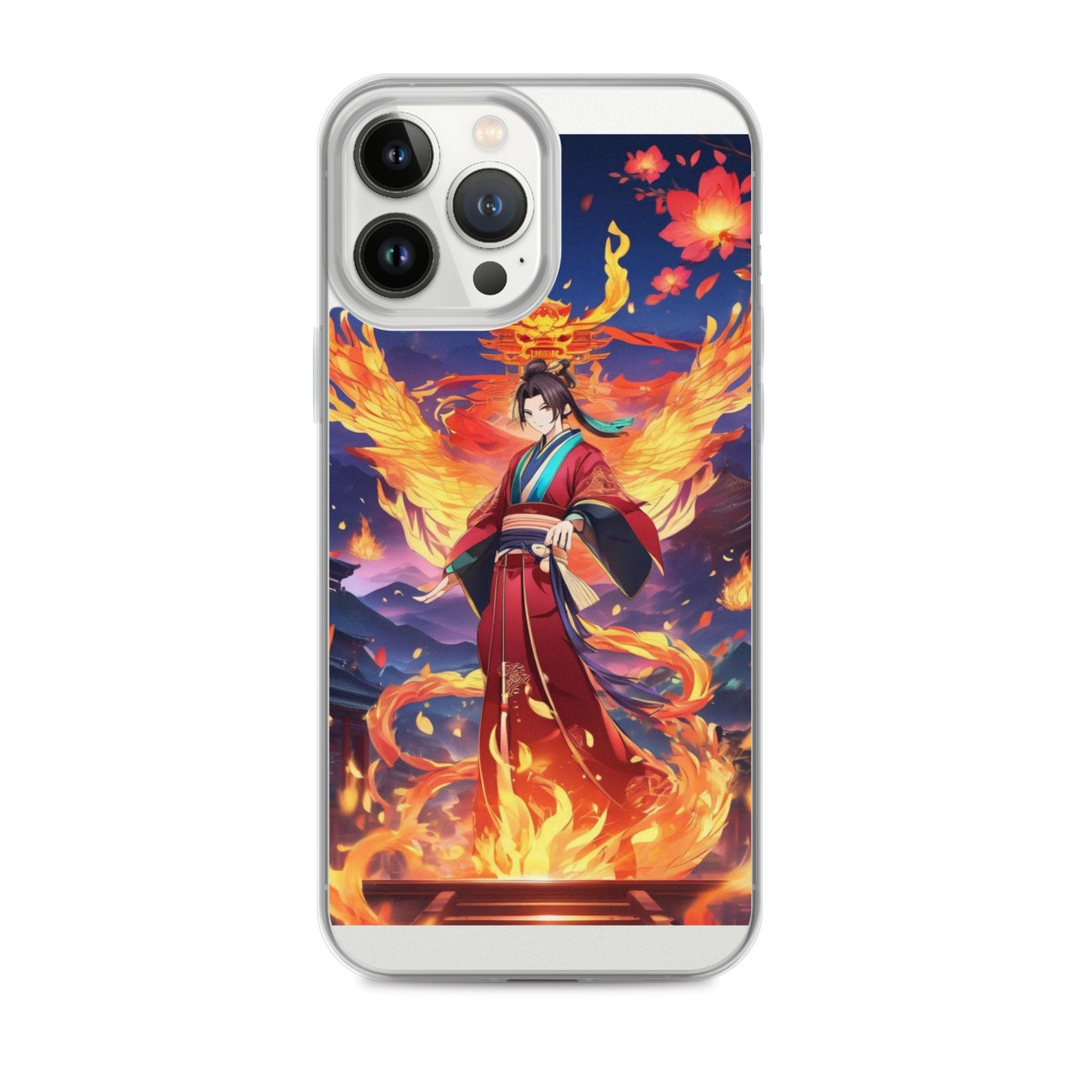 Fiery Gaesha Clear Case for iPhone®