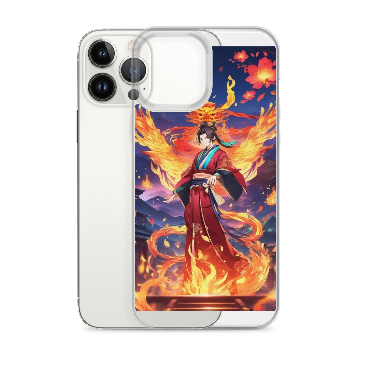 Fiery Gaesha Clear Case for iPhone®