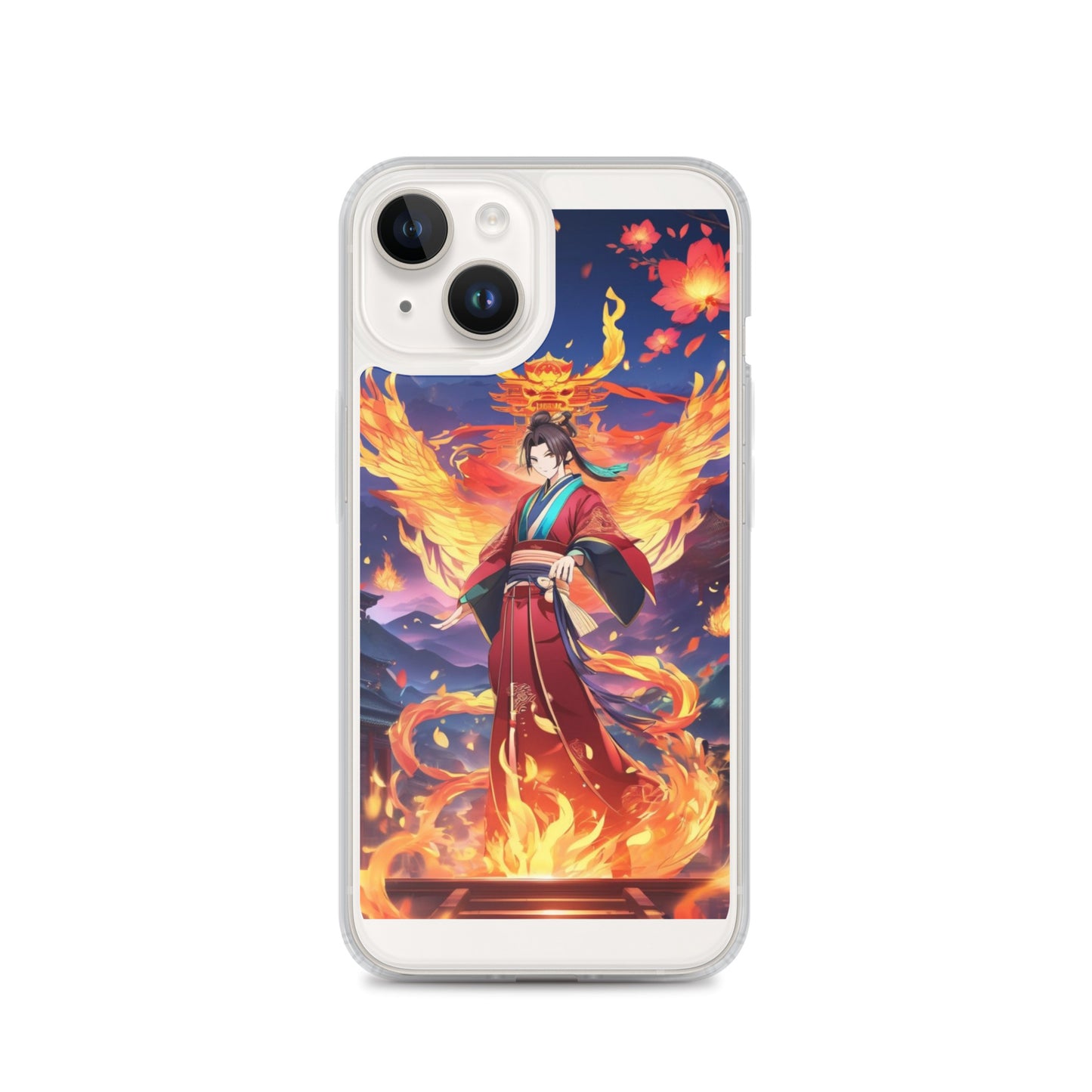 Fiery Gaesha Clear Case for iPhone®