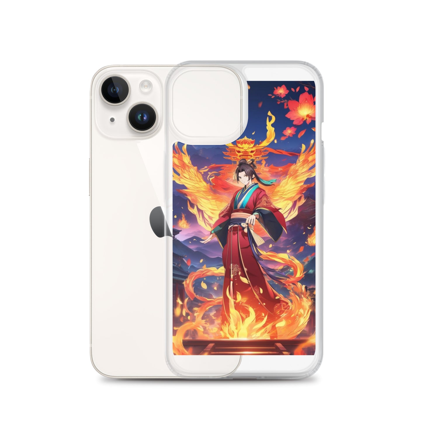 Fiery Gaesha Clear Case for iPhone®