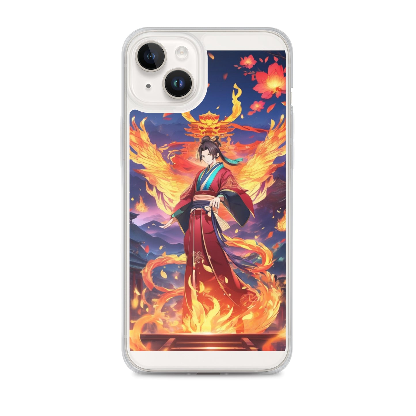 Fiery Gaesha Clear Case for iPhone®