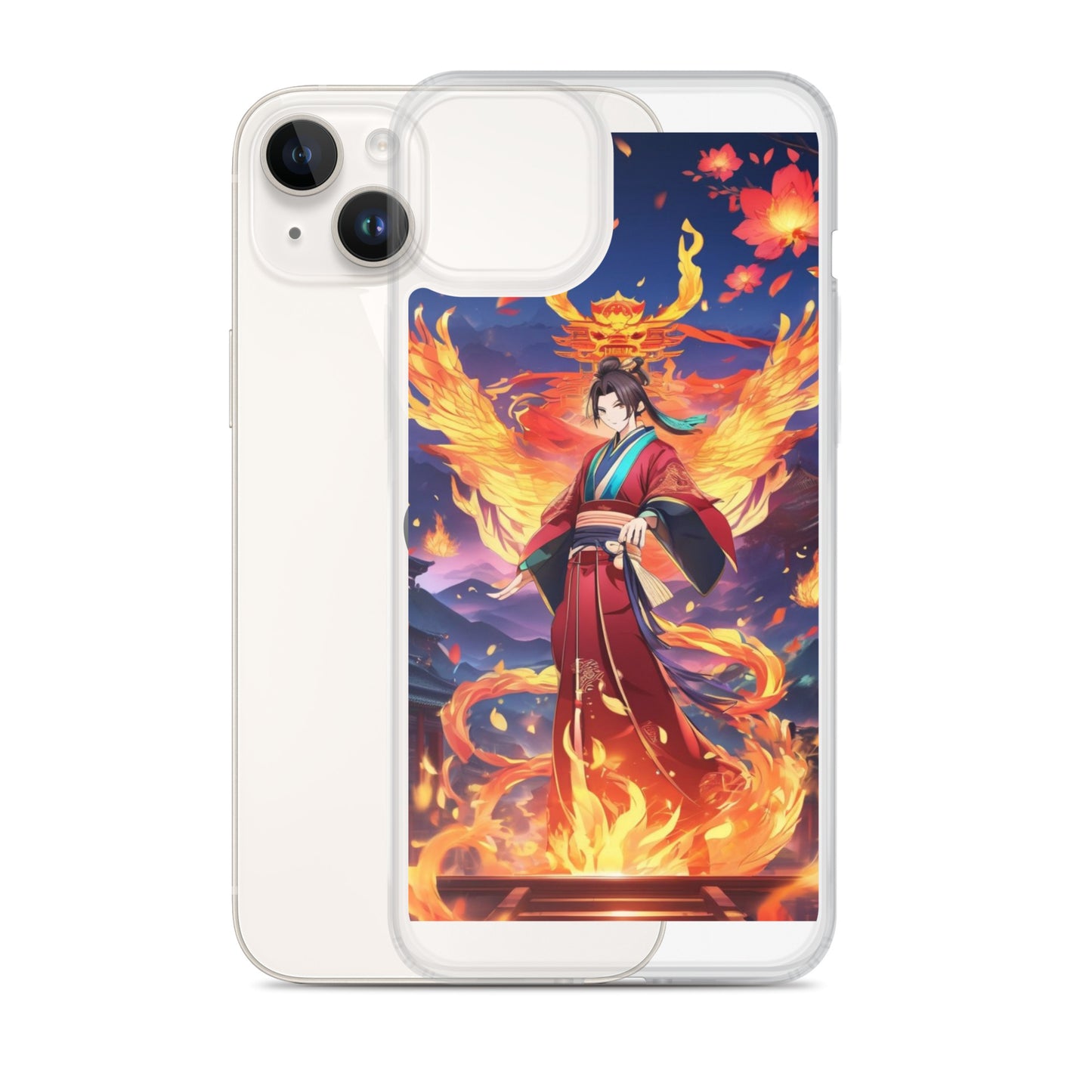 Fiery Gaesha Clear Case for iPhone®