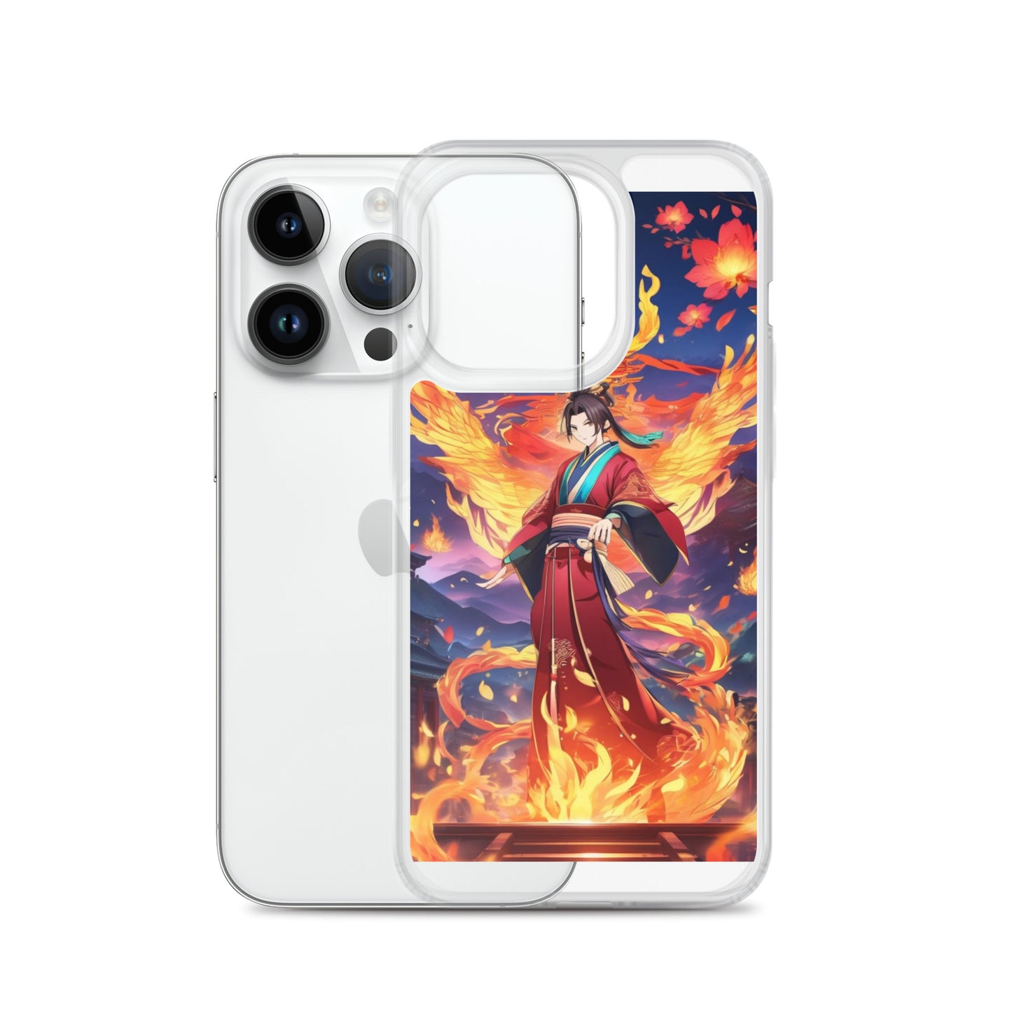 Fiery Gaesha Clear Case for iPhone®