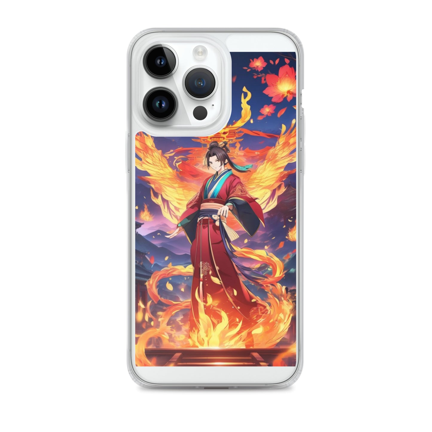 Fiery Gaesha Clear Case for iPhone®