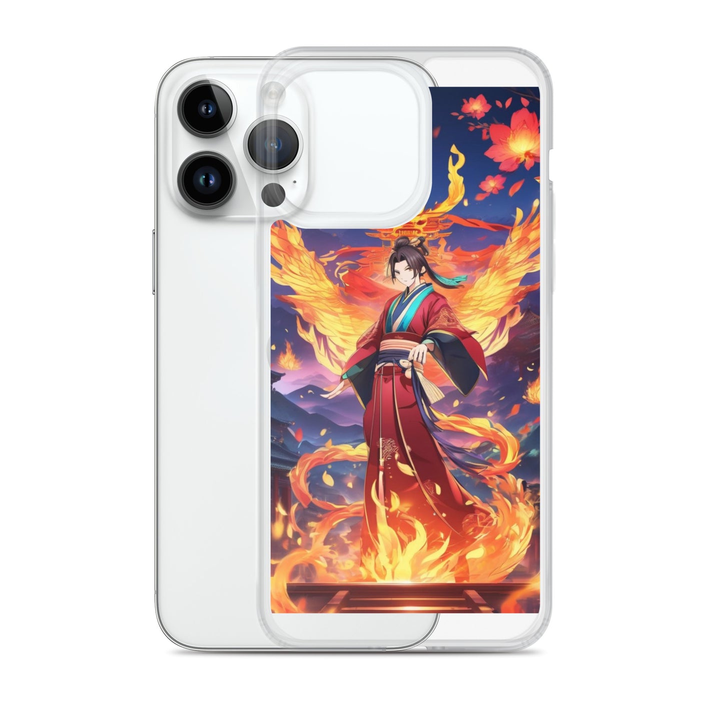 Fiery Gaesha Clear Case for iPhone®