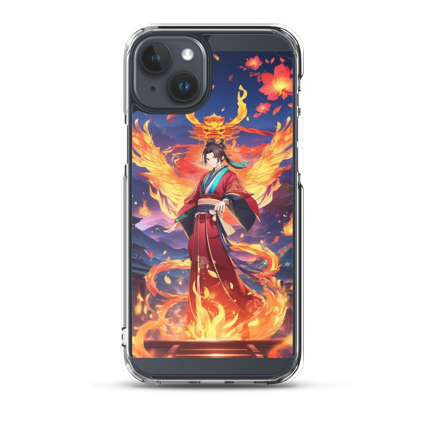 Fiery Gaesha Clear Case for iPhone®