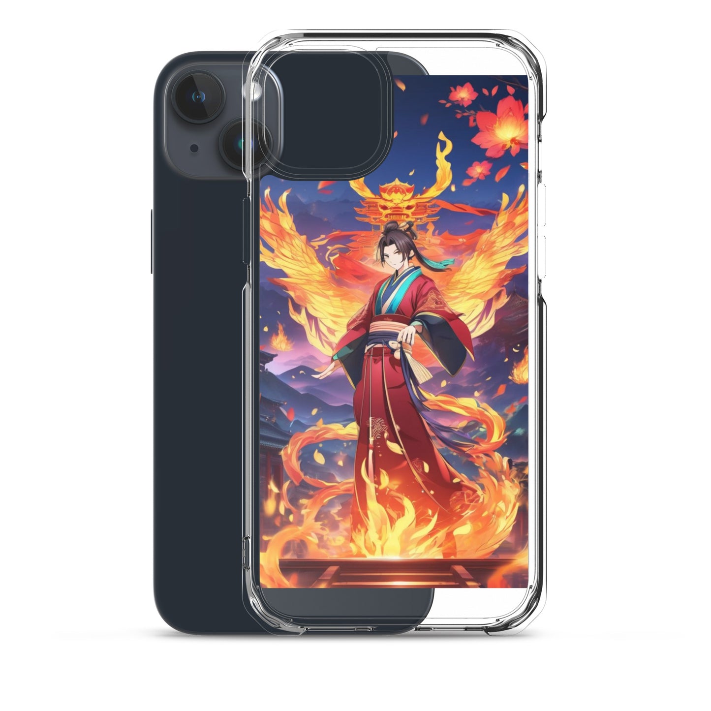 Fiery Gaesha Clear Case for iPhone®