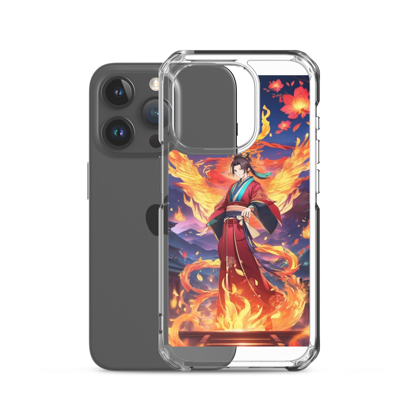 Fiery Gaesha Clear Case for iPhone®