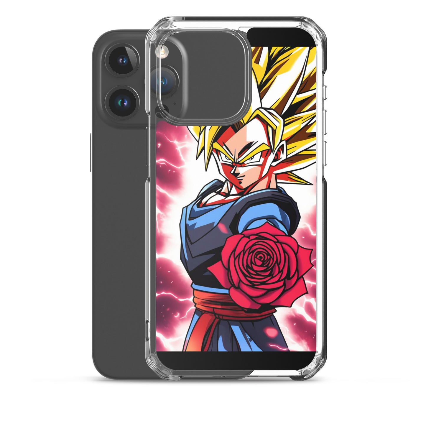 Super Saiyan Rose Edition Clear Case for iPhone®