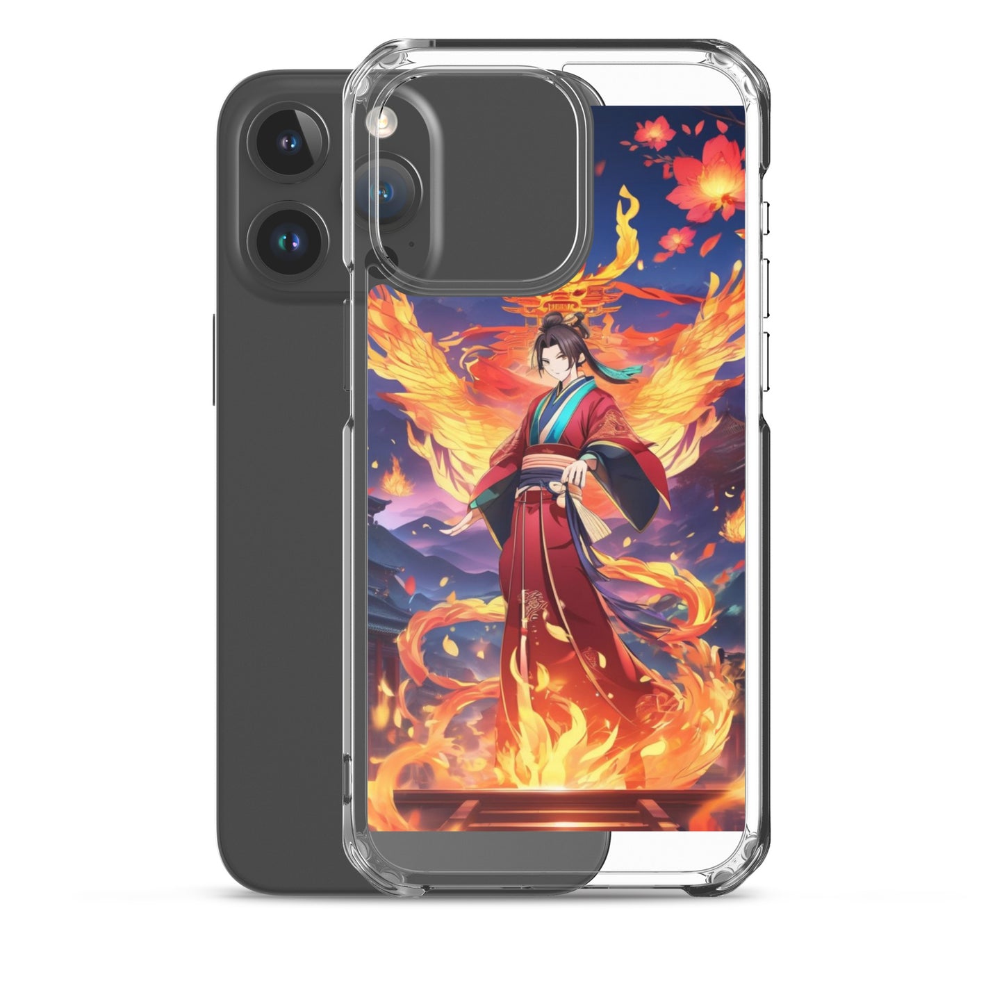 Fiery Gaesha Clear Case for iPhone®