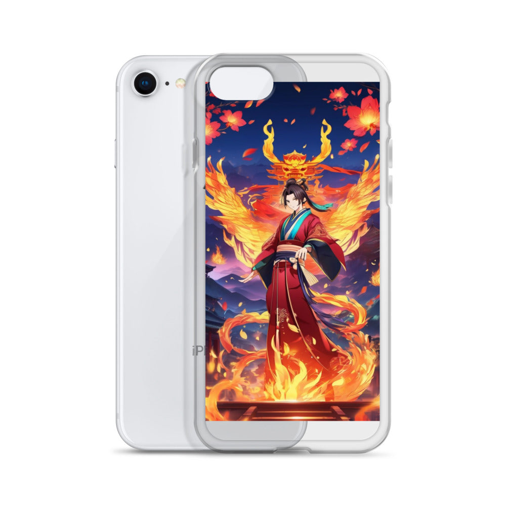 Fiery Gaesha Clear Case for iPhone®