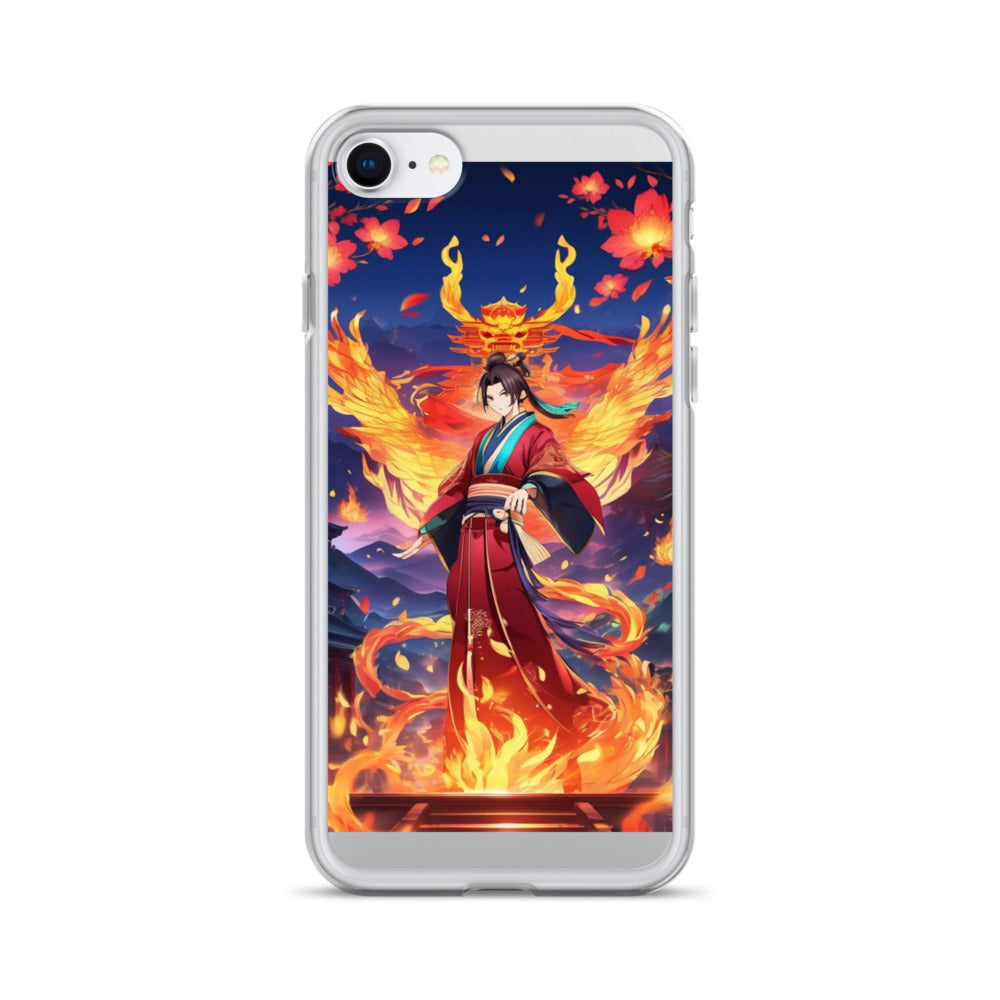 Fiery Gaesha Clear Case for iPhone®