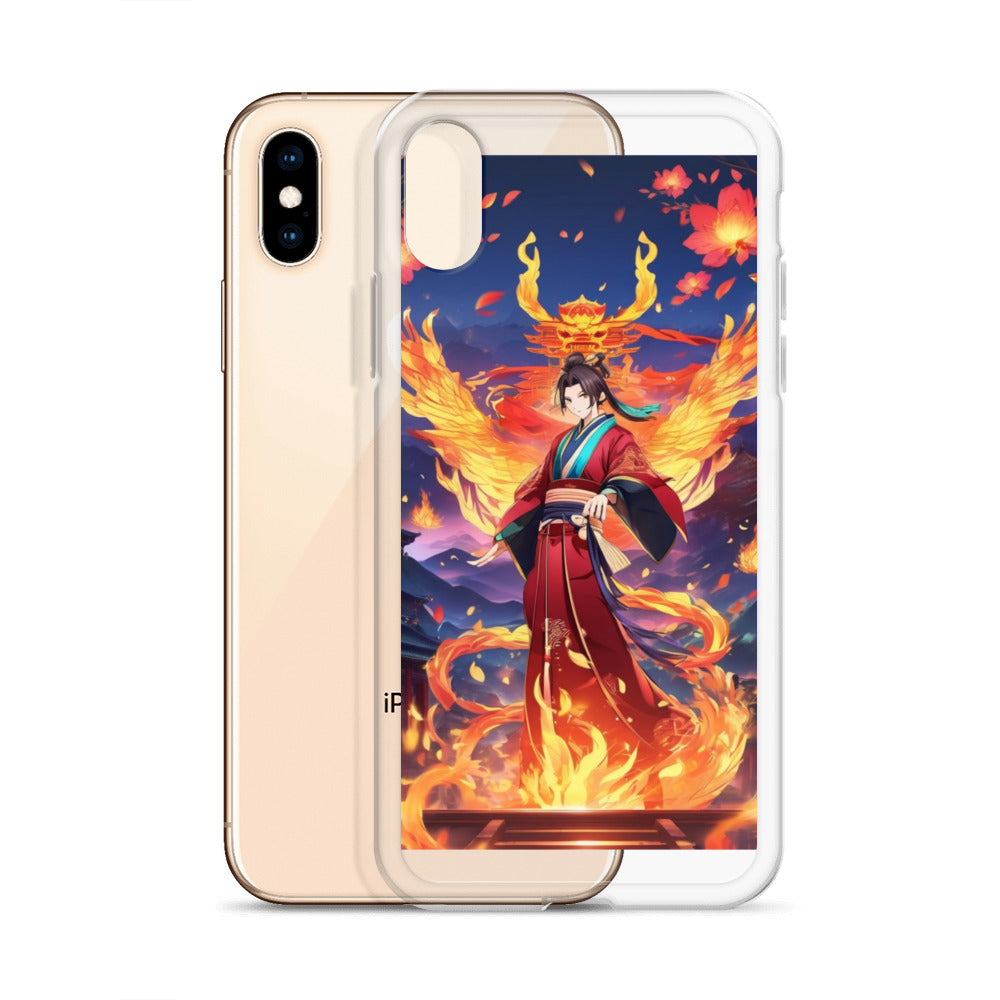 Fiery Gaesha Clear Case for iPhone®